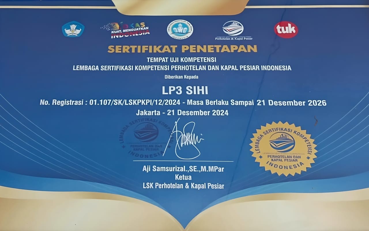 Sertifikat Akreditasi